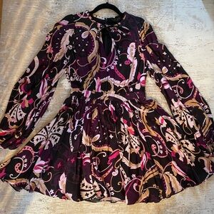 Ted Baker size 1 Paisley Rhabia dress
